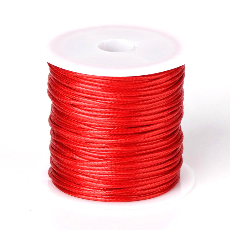 Waxed Polyester Cord - 1mm - 10 meters