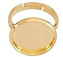 Bezel Ring - Adjsutable - Round