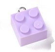 Pendant - Acrylic - Lego - 21mm x 15.5mm - 1 piece