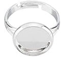 Bezel Ring - Adjsutable - Round