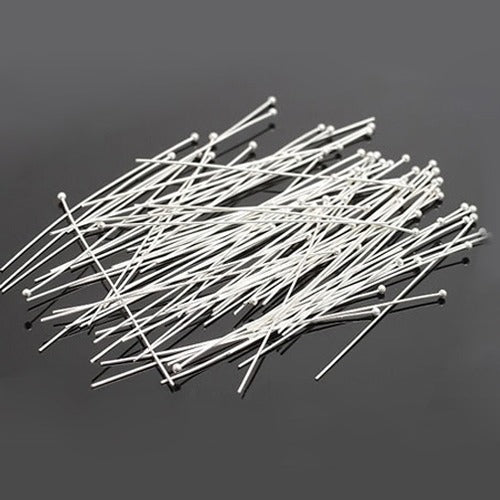 Headpins - 10 pieces - Silver