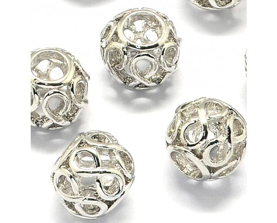 Metal - Round (European Style) - 11mm - 10 pieces