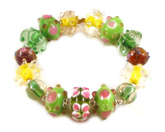 Lampwork - Bead Set - 15 pieces