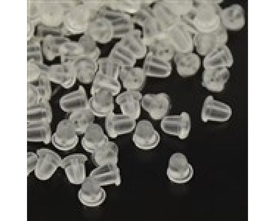 Earring Back - Plastic - Clear