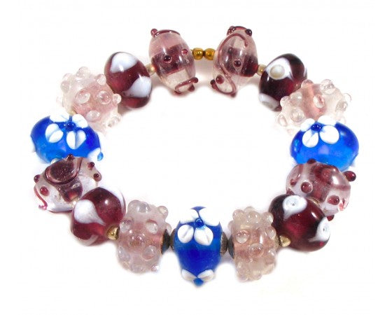 Lampwork - Bead Set - 15 pieces