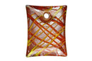 Pendant - Murano Glass - Rectangle (Flat) - 33mm x 44mm - 1 piece