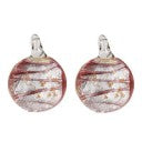 Pendant - Murano Glass - Button - 20mm - 2 pieces