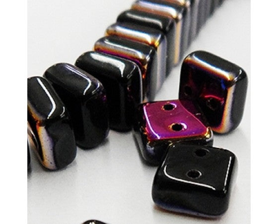 Czech - Chexx - Two Holed - 6mm - 1 strand (25 beads)