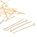 Eyepins - 100 grams - Light Gold - Seconds - 40mm