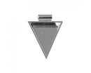 Bezel Pendant - Triangle - 42mm x 30mm - 1 piece