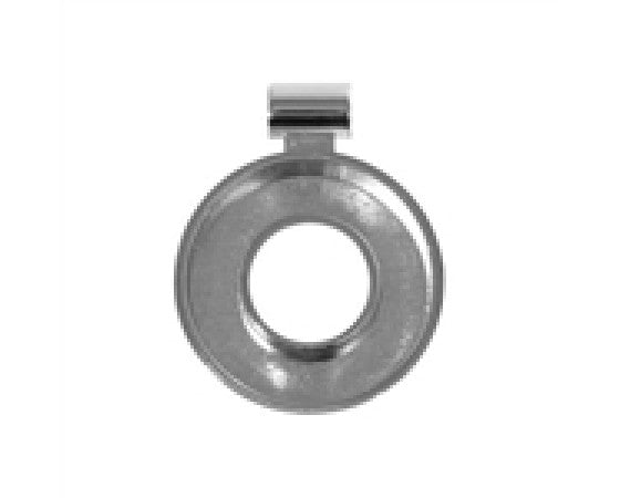 Bezel Pendant - Circle (Open) - 30mm - 1 piece - Silver
