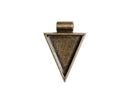 Bezel Pendant - Triangle - 42mm x 30mm - 1 piece