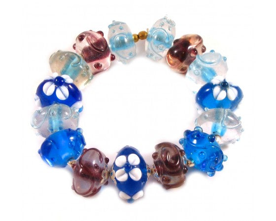 Lampwork - Bead Set - 15 pieces