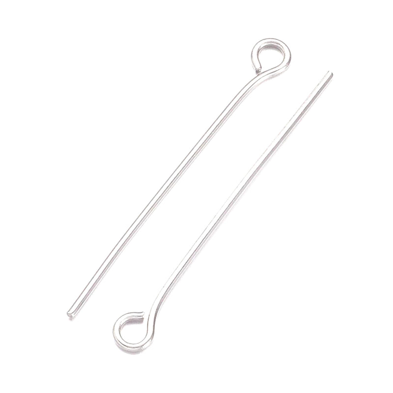 Eyepins - Stainless Steel - 30mm - 100 pieces