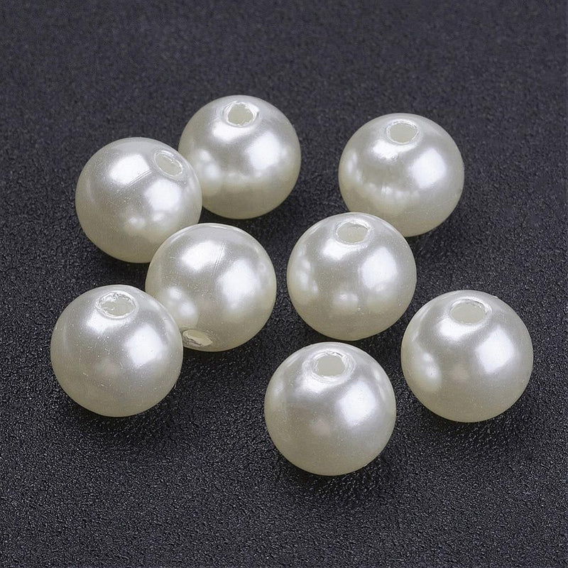 Acrylic - Pearls - Round - 50 pieces