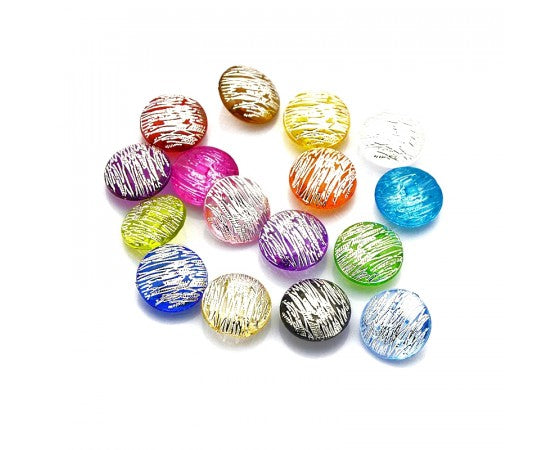 Buttons - Domed - Acrylic- 10 pieces