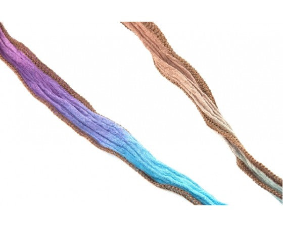 Silk Ribbon - Handmade and Hand dyed - 86cm