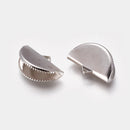 Crimps - Ribbon End - 20mm