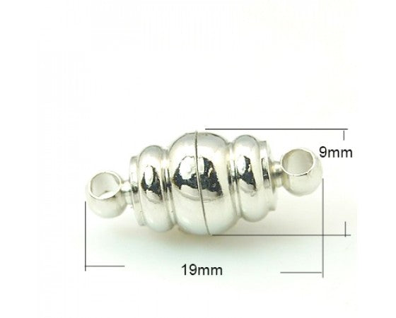 Clasp - Magnetic - Oval - 19mm x 9mm