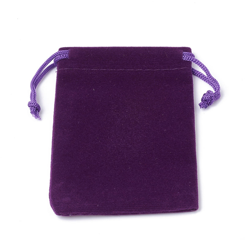 Velvet Gift Bag - Plain - 7mm x 9mm - 10 pieces