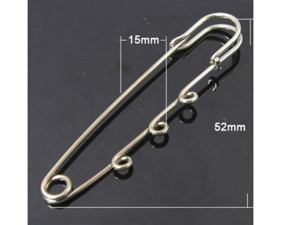 Brooch - Safety Pin - 1 piece