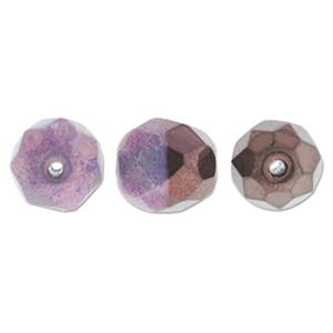 Czech - Fire Polish - Duet - 6mm - 25 pieces