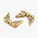 Metal - Angel Wings - 18.5mm x 11mm - 20 pieces