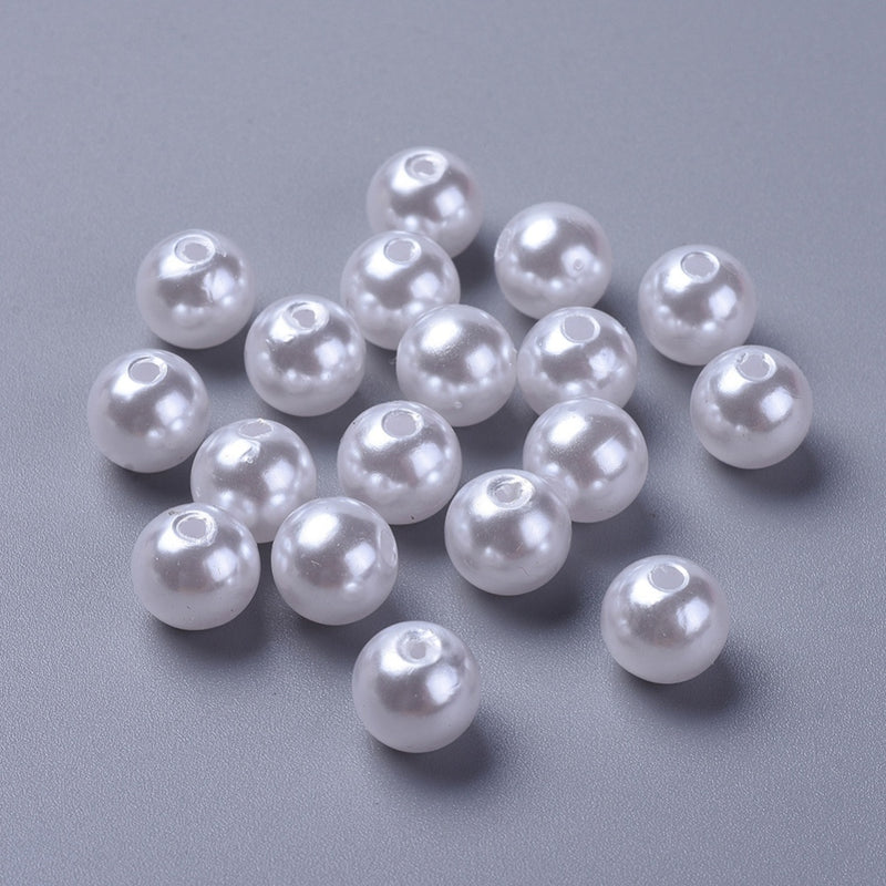 Acrylic - Pearls - Round - 50 pieces