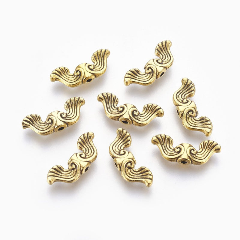 Metal - Angel Wings - 19mm x 7.5mm