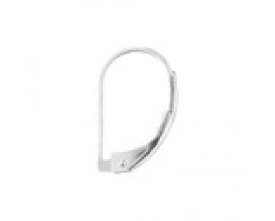 Lever Back Earwire - Sterling Silver - 16mm - 1 pair