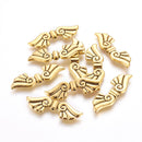 Metal - Angel Wings - 45mm x 14mm - 10 pieces