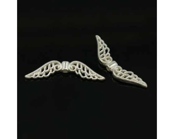 Metal - Angel Wings - 20 pieces