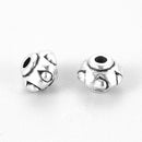 Metal - Rondelle - 6.5mm - Antique Silver