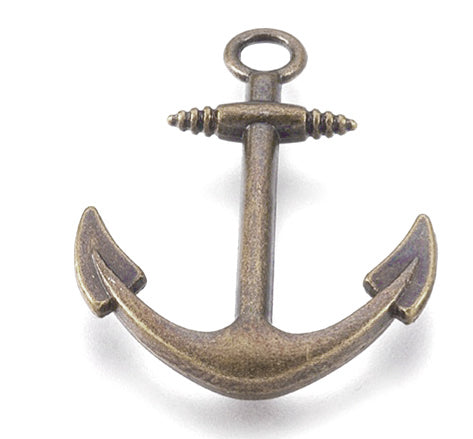 Pendant - Anchor - 32mm x 24.5mm - 1 piece