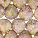 Czech - Briolette - 9mm x 10mm - 15 pieces