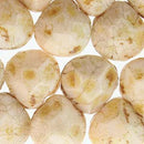 Czech - Briolette - 9mm x 10mm - 15 pieces