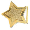 Bezel - Belt Buckle - Star - 66mm - 1 piece