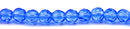 Glass - Round (Faceted) - 6mm - 30cm Strand