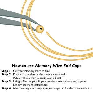 Pack - Memory Wire and End Caps