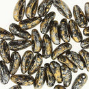 Czech - Chilli - Two Holed- 4mm x 11mm - 1 strand (40 beads)