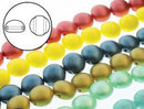 Czech - Candy - Two Holed - 6mm - 1 strand (25 Beads)