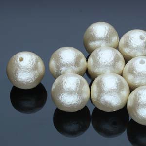 Pearls - Cotton - 12mm - 1 piece