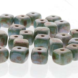 Czech - Cube - 5mm x 7mm - 30 pieces