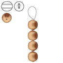 Czech - Dobble - Two Hole - 8mm - 20 Beads