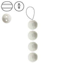 Czech - Dobble - Two Hole - 8mm - 20 Beads