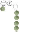 Czech - Dobble - Two Hole - 8mm - 20 Beads