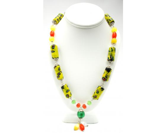 Chunky Necklace using Eyepins