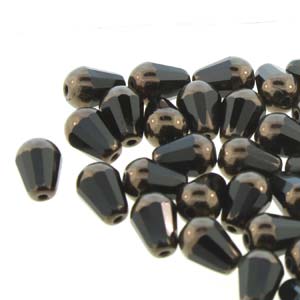 Czech - Drop (Linear Cut) - 8mm x 6mm - 20 pieces