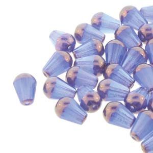 Czech - Drop (Linear Cut) - 8mm x 6mm - 20 pieces