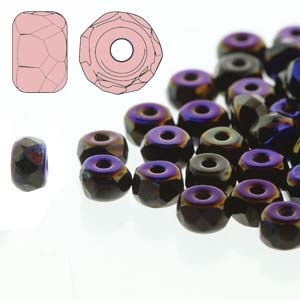 Czech - Glass Beads - Faceted Micro Spacer - 2mm x 3mm